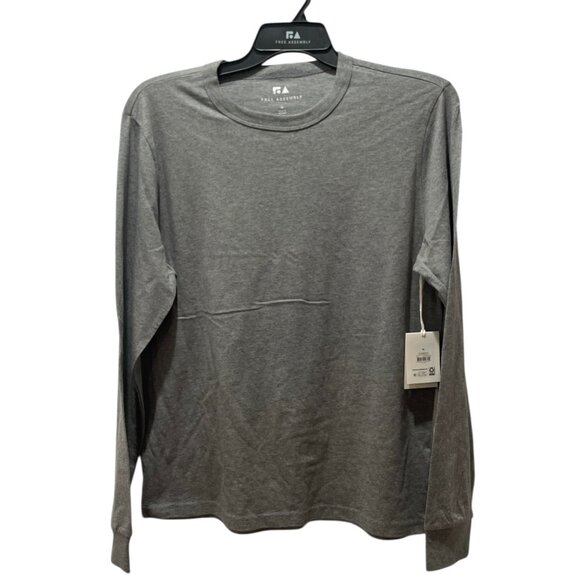 Men's Fals Everyday Tee,Free Assembly, M, Heather Gray, NWT - Picture 2 of 5